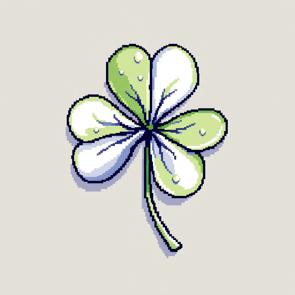 Free Lucky Pixel Clover Image - Pixel, Clover, Lucky | Download at ...