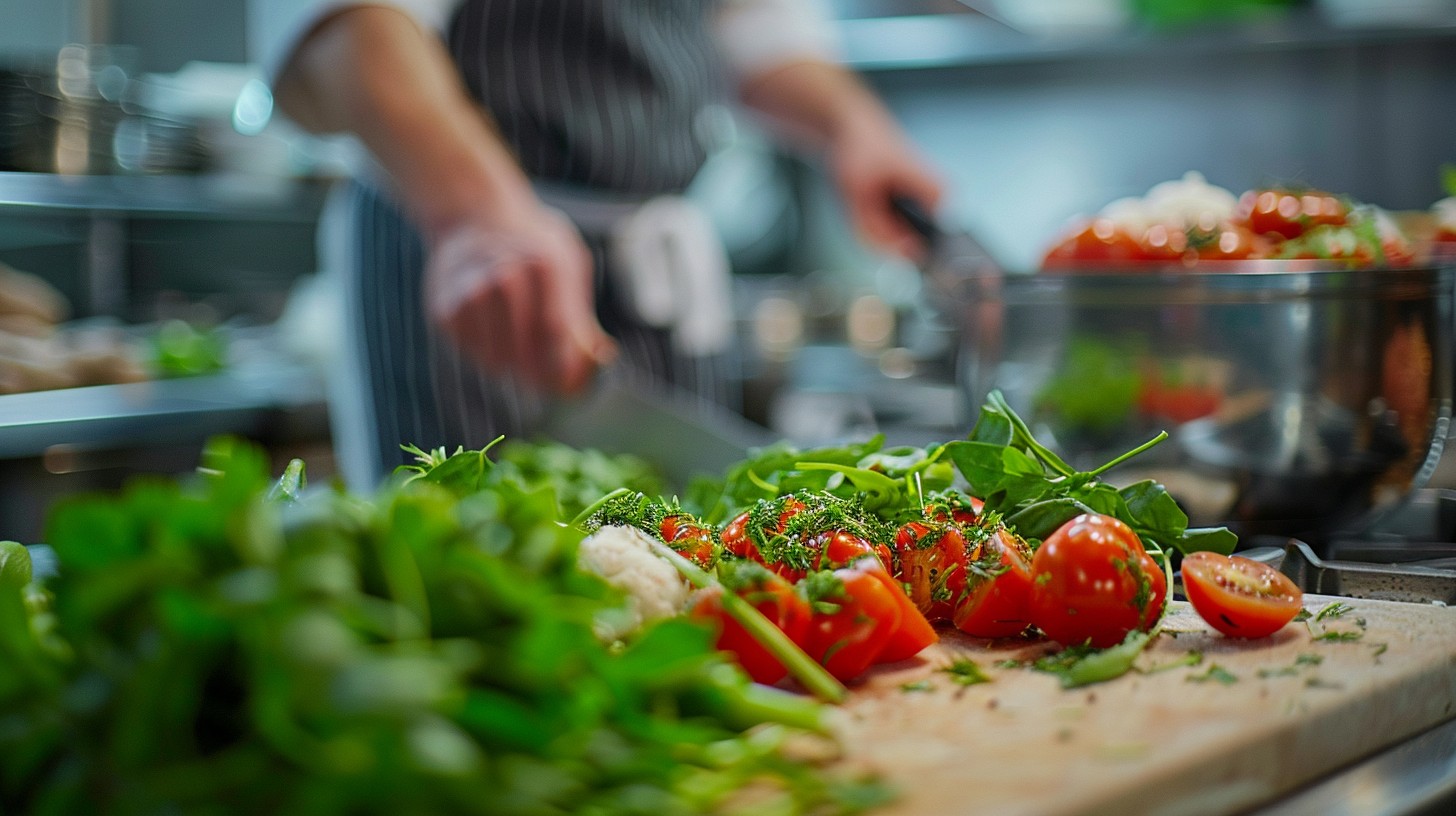 Free Chef Prepares Vegetables Image - Chef, Cooking, Tomatoes ...