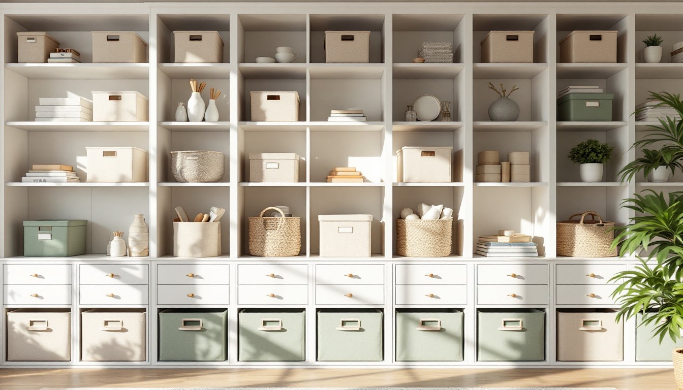 Free Minimalist Storage Solutions Image - Organized, Minimal, Storage ...