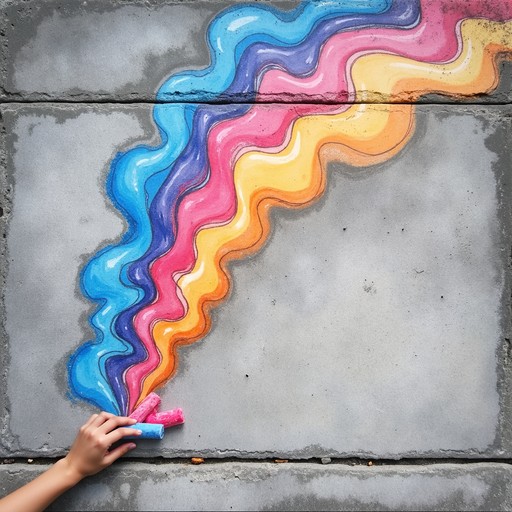 Free Colorful sidewalk art Image - Art, Sidewalk, Chalk | Download at ...