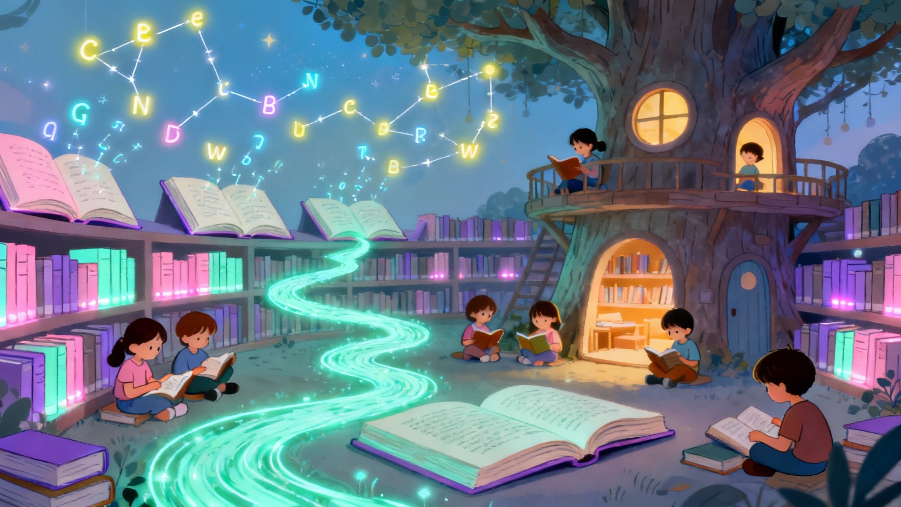 Tree House Reading Free Magical Reading Treehouse Photo - Treehouse, Library, Children ...