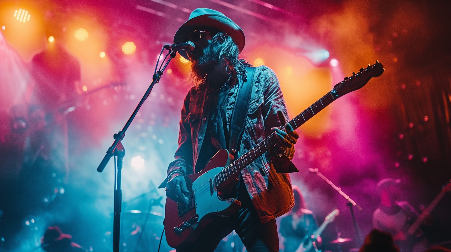 Free Guitarist Rocking Stage Image - Musician, Performance, Concert ...