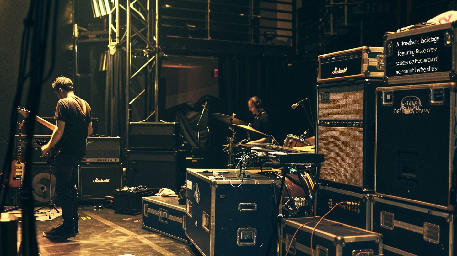 Free Backstage Music Setup Image - Backstage, Musicians, Equipment ...
