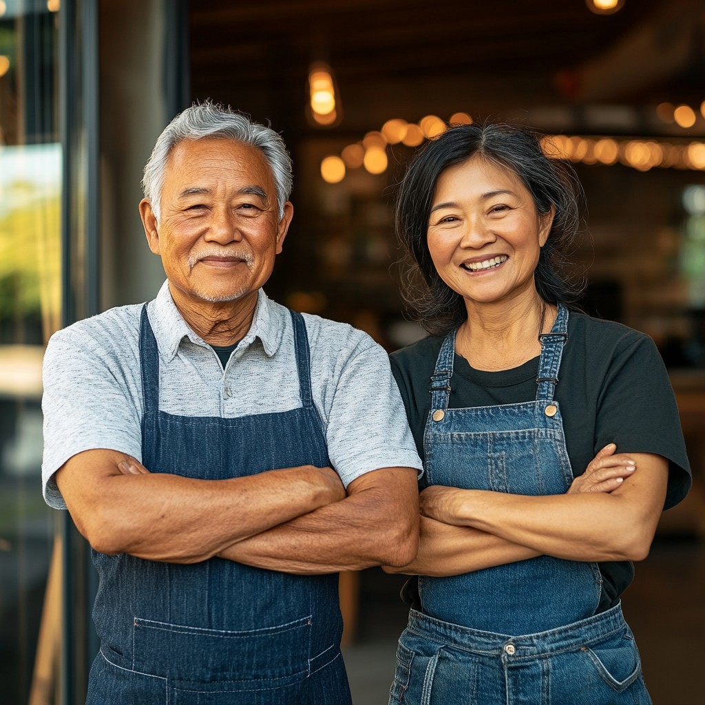 Free Proud business owners Image - Owners, Elderly, Asian | Download at ...