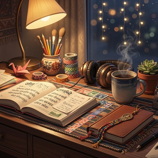 Free Cozy Study Vibes Image - Study, Desk, Lofi | Download at StockCake