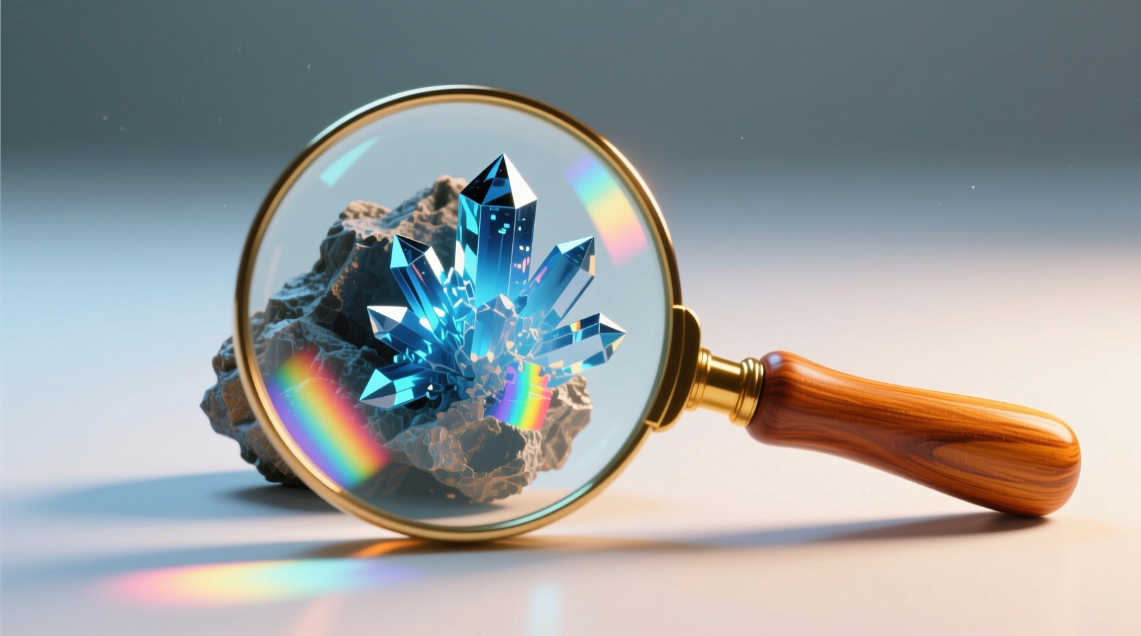 Free Hidden Gems Revealed Photo Magnifying, Crystal, Blue Download
