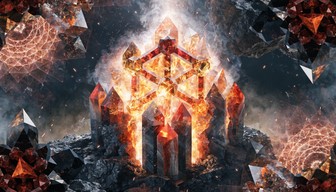 Fire Crystal Texture Free Crystalline Fire Geometry Image - Crystal, Gemstone, Fire ...