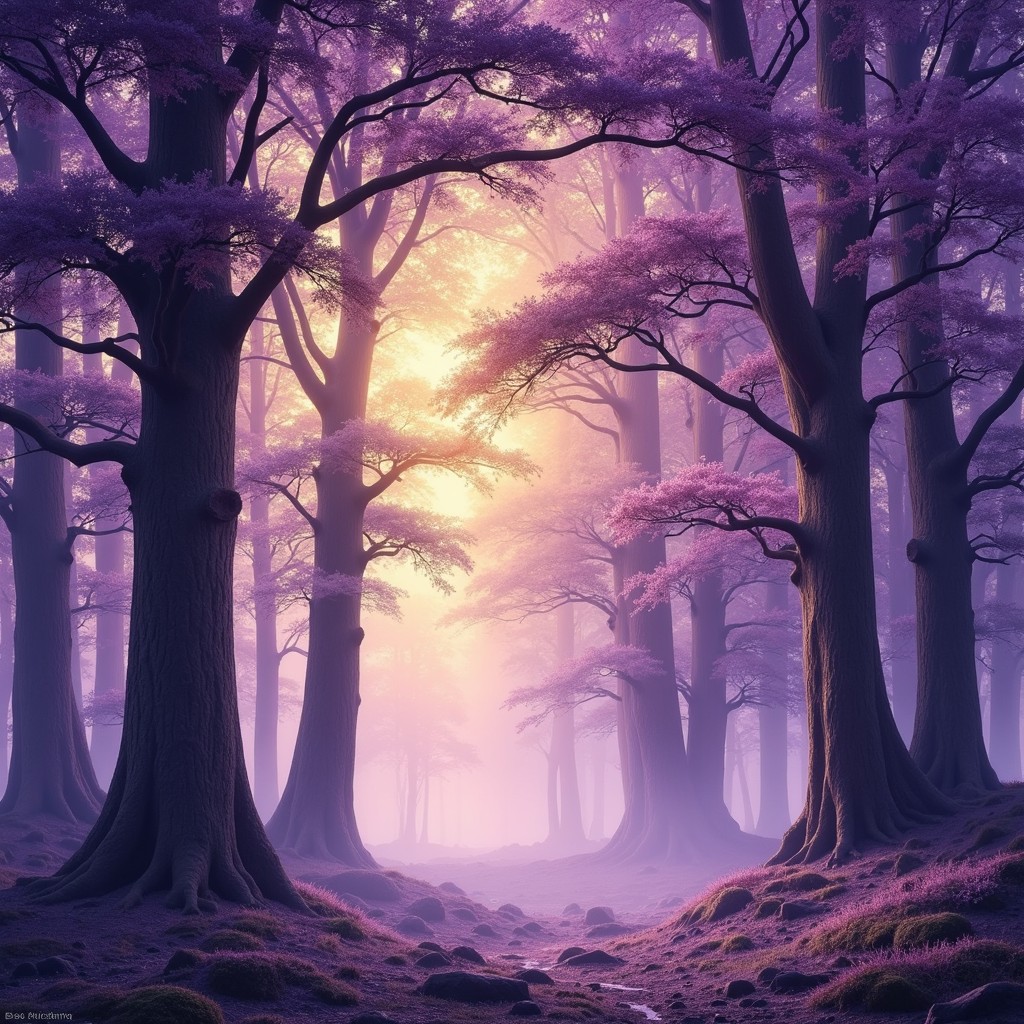 Download Mystical Purple Forest Image - Purple, Forest, Mystical ...
