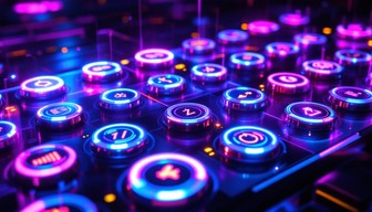Free Glowing Cyberpunk Interface Image - Cyberpunk, Neon, Interface ...