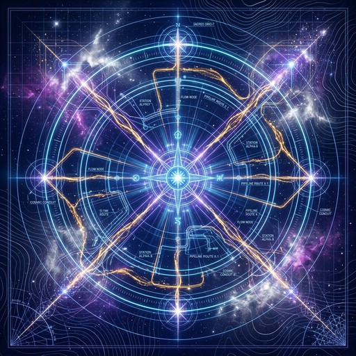 Free Cosmic Pipeline Mandala Image - Blueprint, Mystical, Cosmic ...