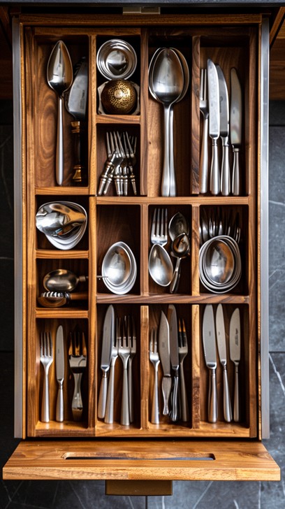 Free Organized Utensil Drawer Image - Kitchen, Utensils, Drawer ...