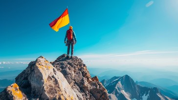 Summit Means Free Summit Stone Ritual Photo - Mountaineering, Summit, Cairn ...