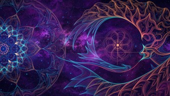 Free Cosmic Line Transformation Image - Phoenix, Mandala, Cosmic ...