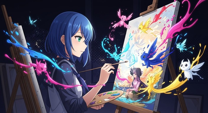 Visualizing Magic Free Magic Through Art Image - Anime, Painting, Magical | Download at ...