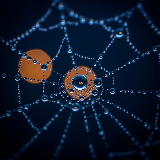 Free Jeweled Night Web Image - Web, Dew, Droplets | Download at StockCake