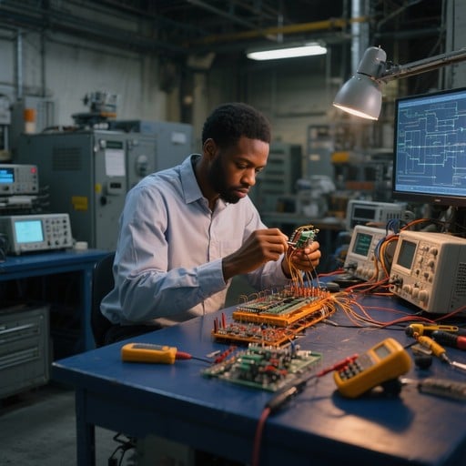 Free Precision Circuit Work Image | Download at StockCake