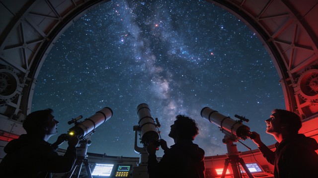 Observing Stars Lab Free Starry Observatory Night Image - Astronomy, Stars, Observatory ...