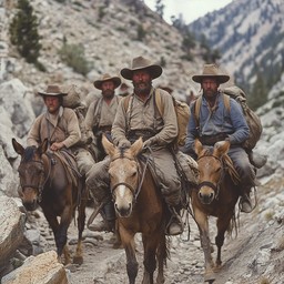 Free Cowboys Riding Mules Image - Cowboys, Mules, Mountains | Download ...