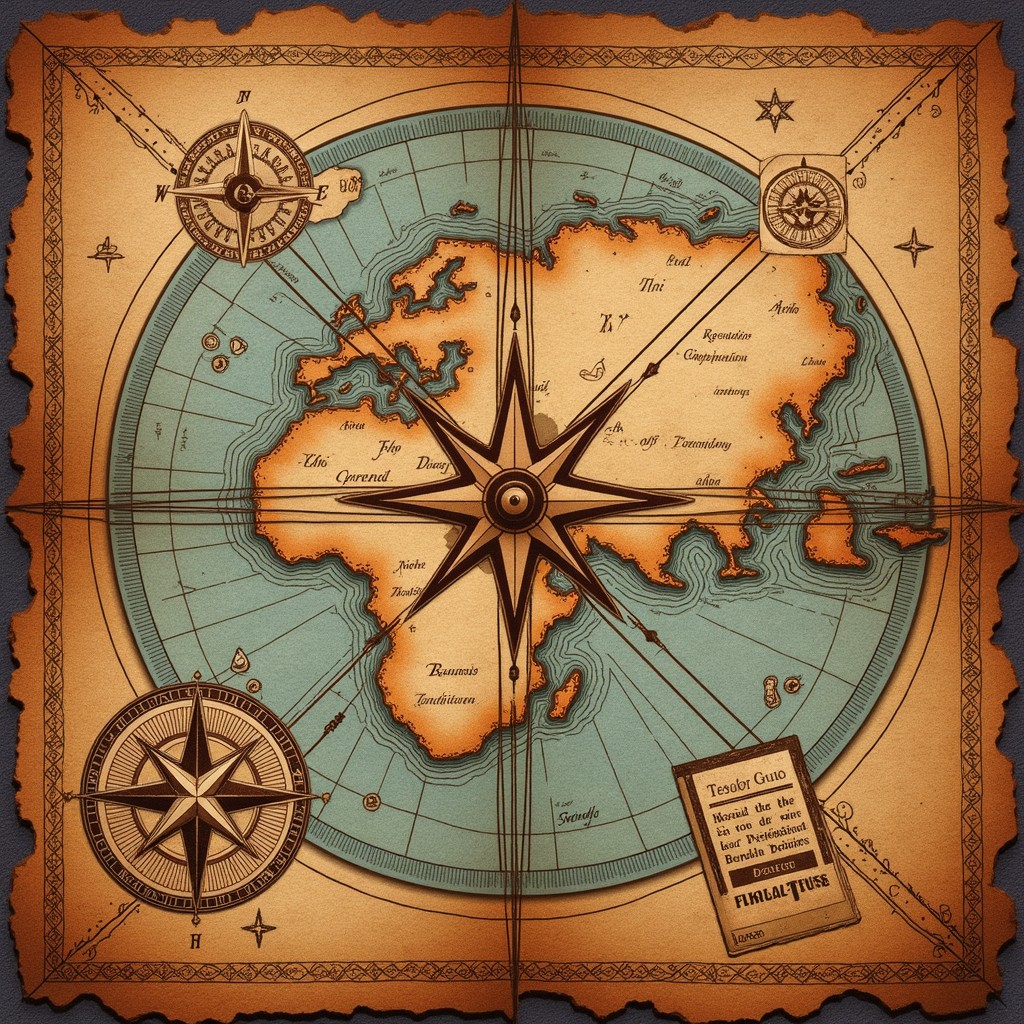 Free Vintage Compass Map Image - Map, Compass, Vintage | Download at ...