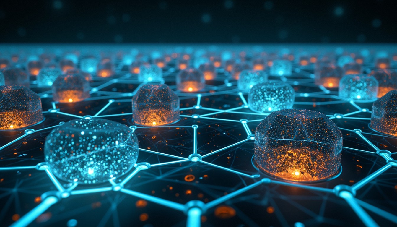 Free Luminous Network Grid Photo - Network, Luminous, Geometric ...
