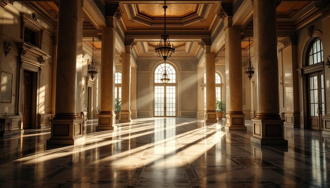 Free Sunlit Palace Hall Image - Palace, Vintage, Marble | Download at ...
