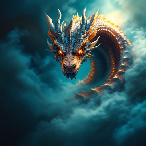 Free Majestic Dragon Emerges Image - Dragon, Fantasy, Mythical ...
