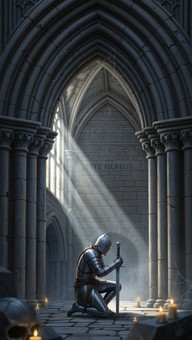 Free Knight Prays Alone Image - Knight, Medieval, Armor | Download at ...