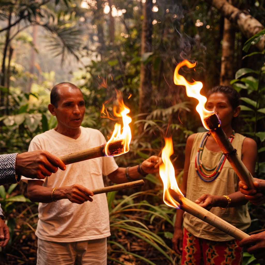 Tribe Rituals For Magic Free Tribal Fire Ritual Image - Fire, Jungle, Rainforest | Download at ...