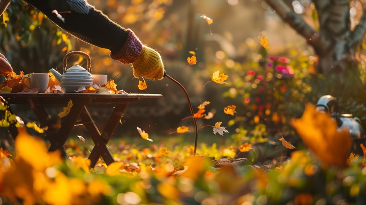 Free Autumn Tea Time Image - Autumn, Tea, Pouring | Download at StockCake