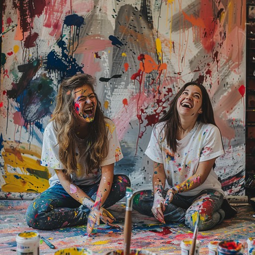 Free Joyful Artistic Mess Image - Paint, Laughter, Friends | Download ...