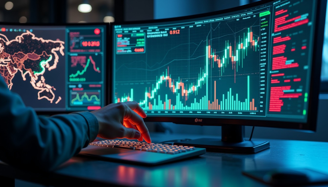 Free Cryptocurrency Trading Desk Image - Cryptocurrency, Trading, Desk |  Download at StockCake