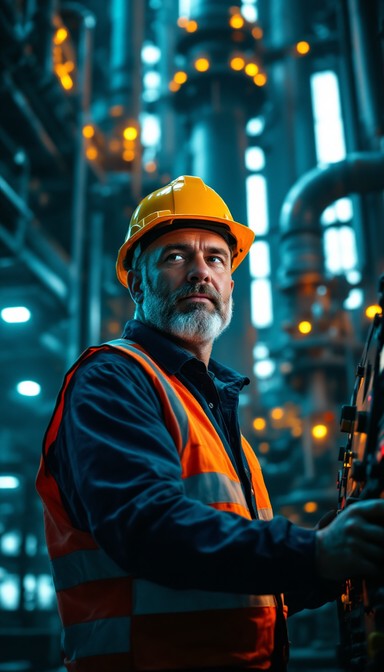 Free Industrial Worker Portrait Image - Industrial, Worker, Operator ...