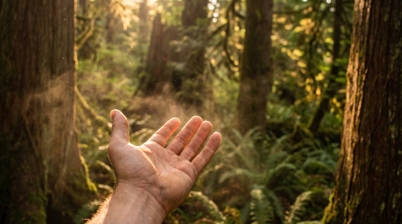 Free Hand Meets Forest Image - Hand, Palm, Forest | Download at StockCake