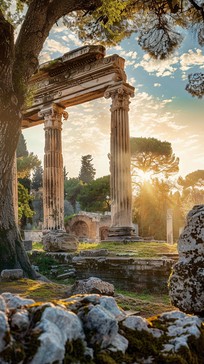 Free Sunset Ancient Ruins Image - Sunset, Ruins, Ancient | Download at ...