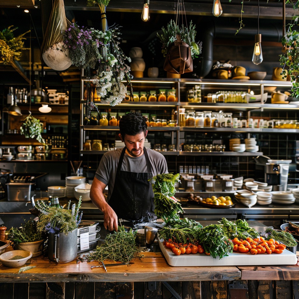 Free Chef Prepares Ingredients Image - Chef, Kitchen, Herbs | Download ...