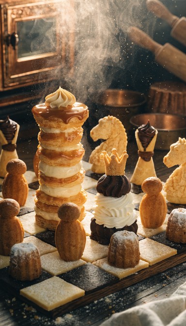 Free Edible Chess Art Image - Chess, Baking, Pastry | Download at StockCake