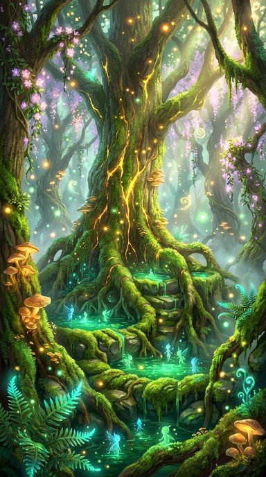Free Enchanted Forest Pathway Image - Enchanted, Forest, Dock ...