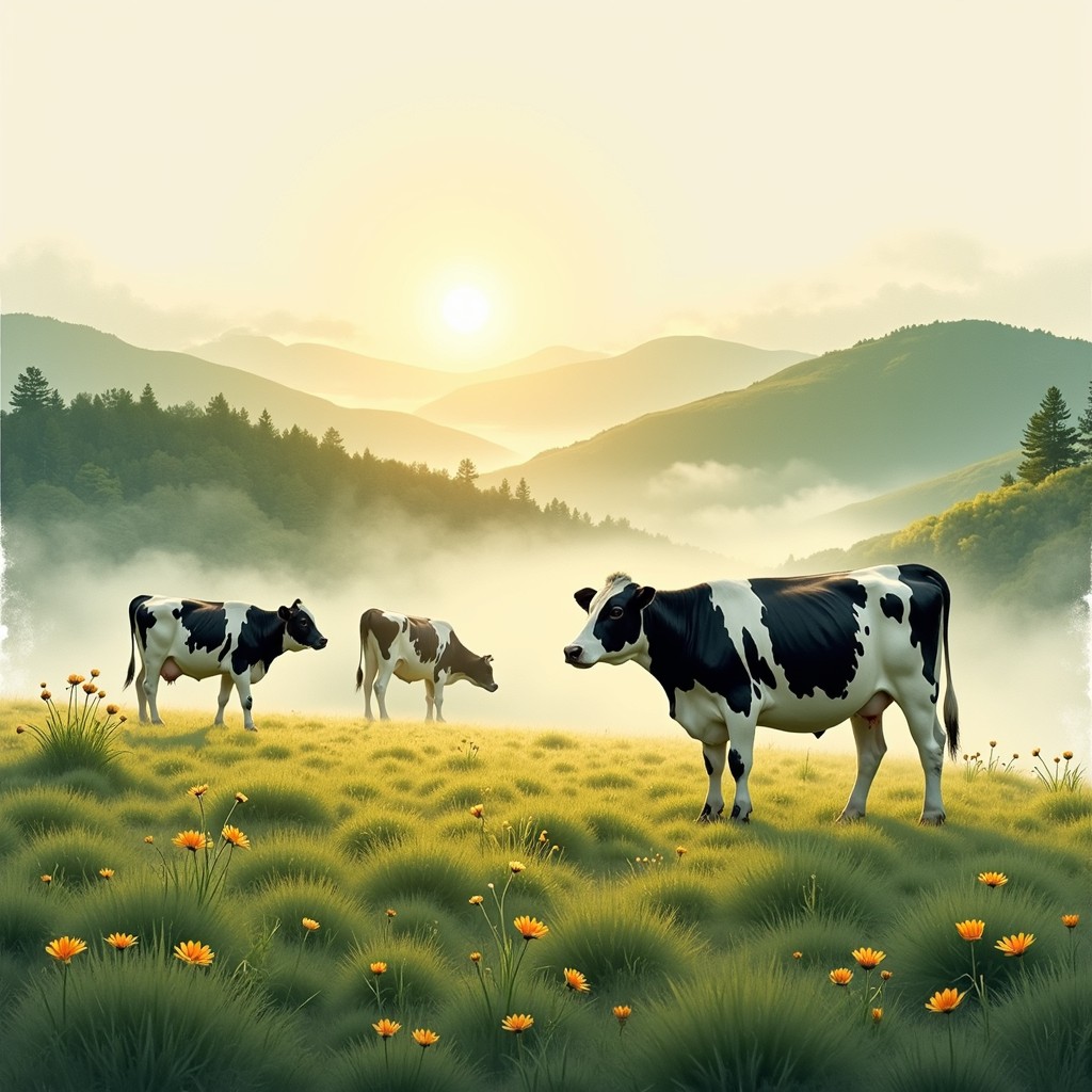 Pasture Morning Free Golden Pasture Morning Image - Cows, Meadow, Misty | Download at ...