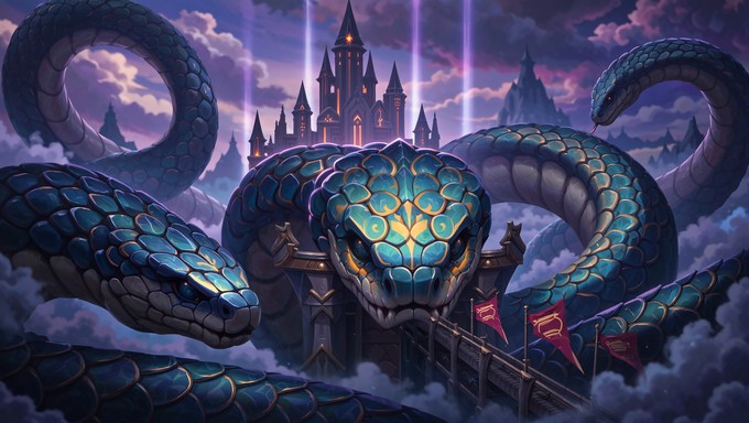 Free Serpent Castle Fantasy Image - Fantasy, Castle, Serpent | Download ...