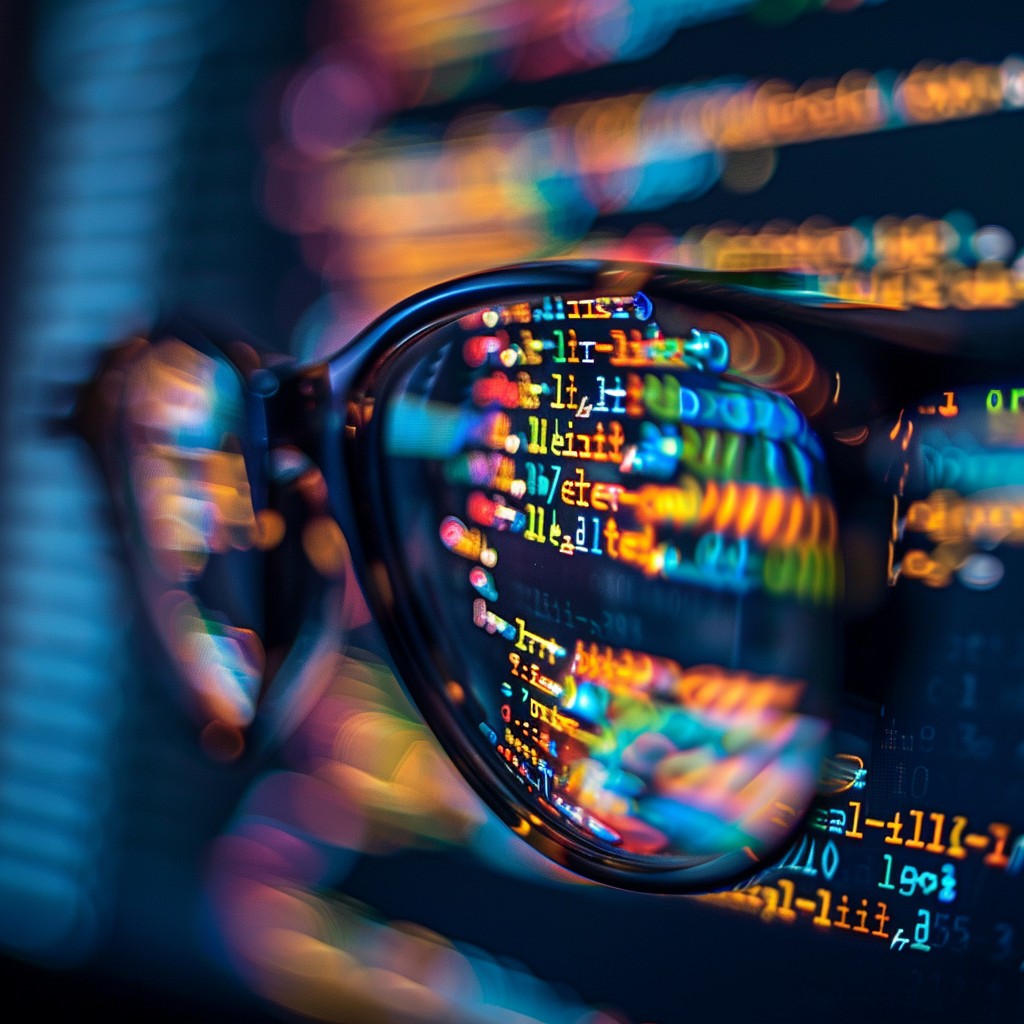 Free Tech Vision Glasses Image - Technology, Glasses, Code | Download ...