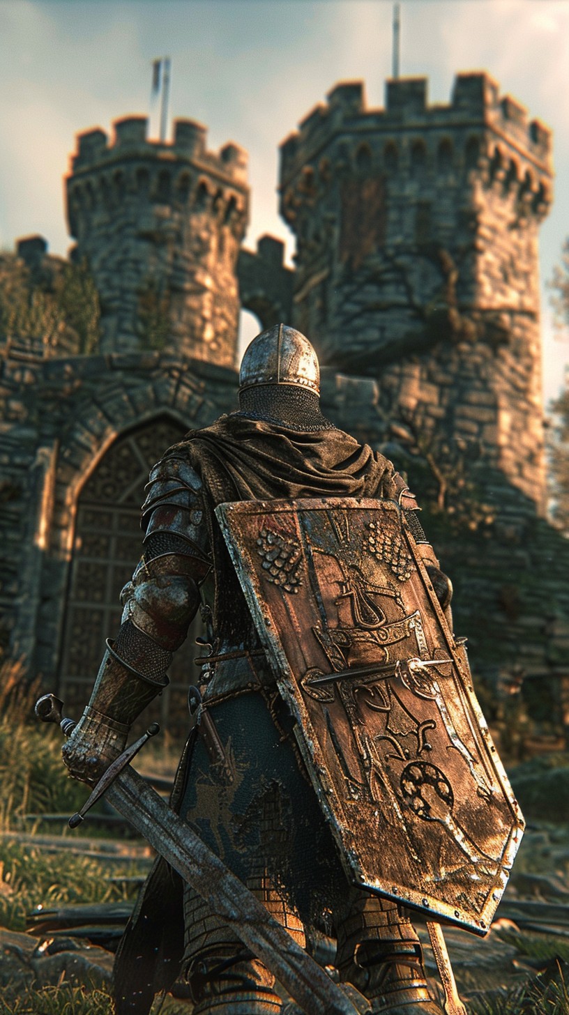 Free Knight Awaits Battle Image - Knight, Armor, Castle | Download at ...