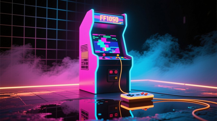 Arcade Screen Reflection Free Neon Arcade Dreams Image - Arcade, Neon, Retro | Download at StockCake