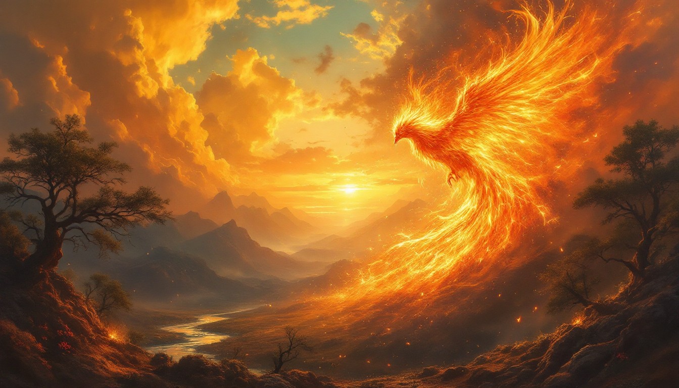 Phoenix 96 Download Phoenix Rising Spectacle Image - Phoenix, Firebird, Mythical ...