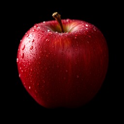Free Dramatic Red Apple Image - Apple, Red, Minimal | Download at StockCake