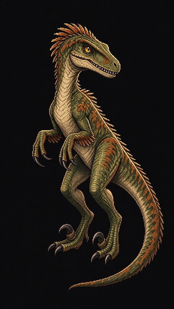 Download Pixel Art Velociraptor Image - Velociraptor, Dinosaur ...