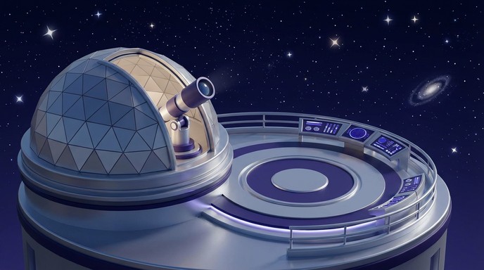 Colour Observatory Free Observatory Under Stars Image - Observatory, Telescope, Astronomy ...