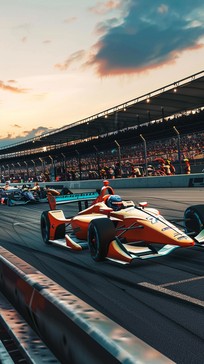Free Thrilling Race Start Image - Racing, Cars, Sunset | Download at ...