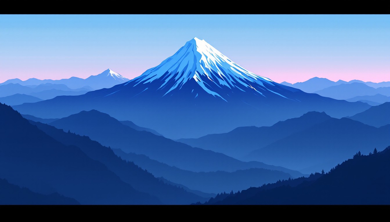 Download Pixelated Mountain Dawn Image - Mountain, Pixel, Dawn
