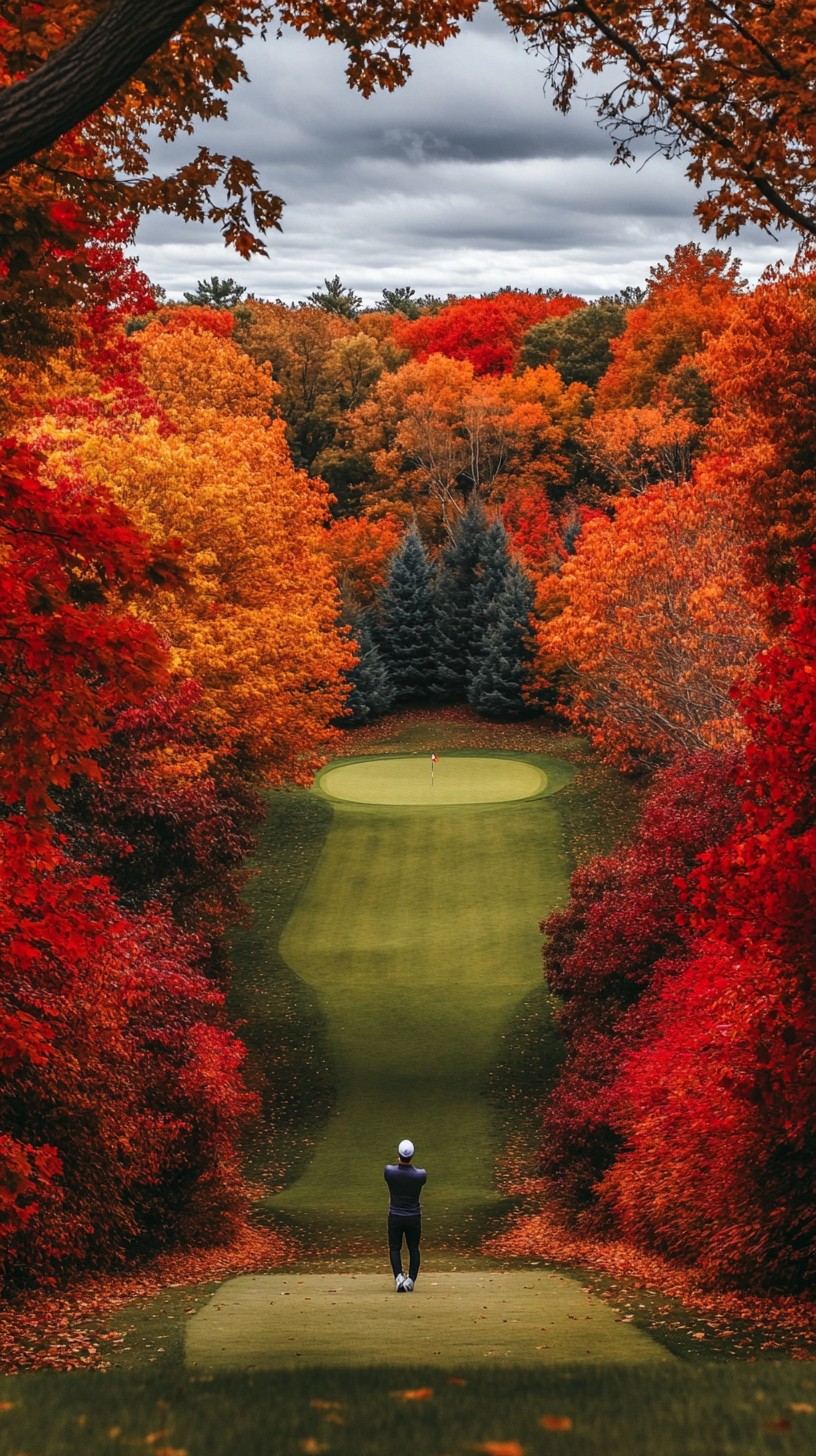 Free Autumn golf day Image - Autumn, Golf, Foliage | Download at StockCake