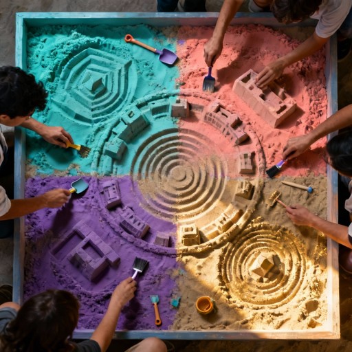 Free Hands Creating Together Photo - Sand, Art, Collaboration ...